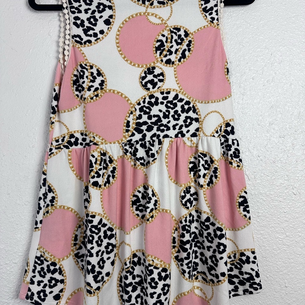 Pink and Black Leopard Print Blouse Size Small - Picture 4 of 4